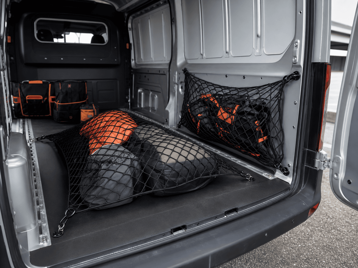 Cargo Net Set 2-Pack shown as an unbranded no-drill van storage product
